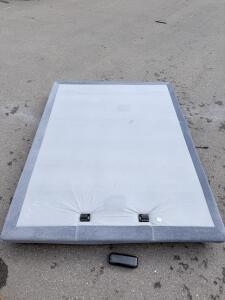 Adjustable Electric Bed Base, Queen Size, 3 Motors (Neck/Head/Foot), Wireless Remote, HHC Changzhou