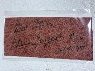 Steve Largent Autograph NFL Football Swatch, Seattle Seahawks, HOF '95, #80, God Bless Inscription