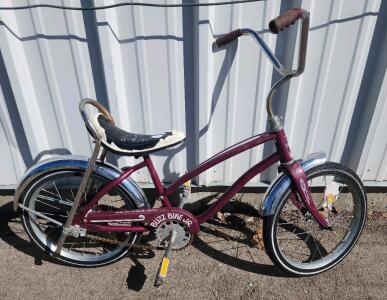 (Maroon) 16" Buzz Bike Jr. Childrens Bike
