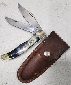 (1) German Bull Stainless Steel Blade Bone Handle Folding Knife