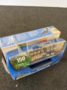 Dremel 300 Series Rotary Tool Kit 300-N/25, Corded, Variable Speed, 25+150 Accessories, Case