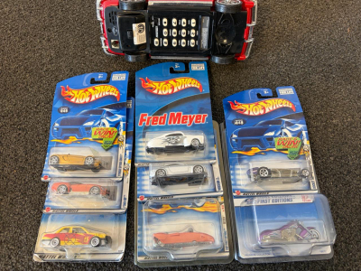 Hot Wheels 1997-2001 First Editions, Fred Meyer Exclusives, Car Phone, Mattel Die-Cast Lot