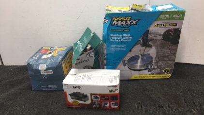 ThinkTank Condensate Pump, Pressure Washer Surface Cleaner, Electric Kettle, Wagner Control Painter