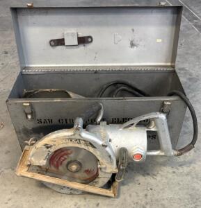 SKILSAW 10" Electric Portable Circular Saw, 15A, 115V AC/DC, Corded, Metal Case