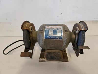 Associated Machine Tool Heavy Duty 6" Bench Grinder, 1/2 HP, 110/220V, Model R-6R
