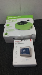 12” Surface Cleaner, Honeywell Smart Color Thermostat