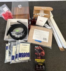BENFEI Adapter Cable Lot, cake plate, knee brace, six belts, five pairs of underwear, and more