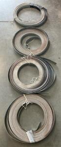 4 Rolls Galvanized Steel Perforated Strapping, 1" Wide For Construction, Bracing.