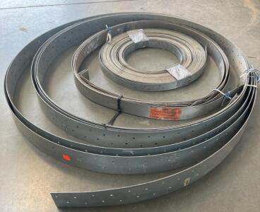 Galvanized Steel Perforated Strapping, 1" Wide- 4&rdquo; Wide 4-Roll Lot, Construction, Bracing