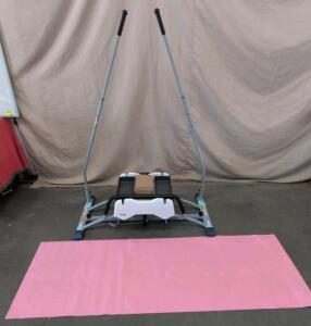 AeroSki 2.0 Ski Fitness Machine with VR Headset, Steel Frame, 220lb Capacity, Manuals Included