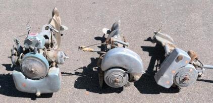 Wards Sea King Vintage Outboard Boat Motors, 3-5 HP, Manual Start, 1940s-60s, Integral Fuel Tanks