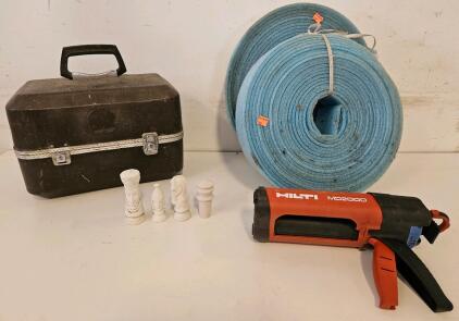 Variety Lot including: Path Instruments Auto-Level S-302-C6, 20x Magnification, 33.5mm Lens, Case, Hilti MD2000 Caulking Gun, Ceramic Chess Piece set, and more.
