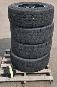 Pathfinder Open Range A/T SQM-3 LT295/65R20 129/126S Tires w/ 20" Rims & Center Caps (Set of 4)
