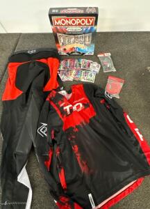 Motocross Gear Set (MSR 30 & Troy Lee Designs) w/ Monopoly Prizm NBA Game, Extra Cards, Accessories