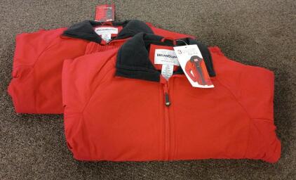 WearGuard 3 Season Pro-Fit Jacket XS Red/Black, Water Repellent, Fleece Lined, Style 82401