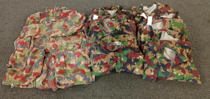 Swiss Alpenflage Tanker Suit, Cotton/Poly, Multiple Sizes 48-52, Swiss Military Coveralls