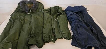 German Military Heavy Coats and Padded Undershirt.