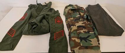 Green Military Outfit featuring U.S. Army Jacket