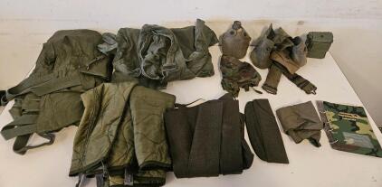 Green Military Equipment Lot