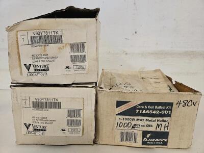 Advance 71A6542-001 & Venture V90Y7811TK 1000W 480V Metal Halide Core & Coil Ballast Kits