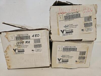 Venture Lighting 1000W 480V Core & Coil Ballast, MH & PSMH, Models V90Y6517TK, V90Y7811TK
