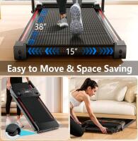 Walking Treadmill W/ 8% Incline & Handle Bar, Comes W/ Extra Free Stand Handle Bar - 6