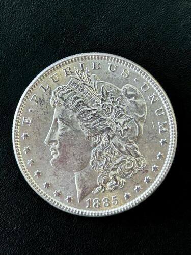 1885 Morgan Silver Dollar, Philadelphia Mint, 90% Silver, Liberty Head, Eagle Reverse