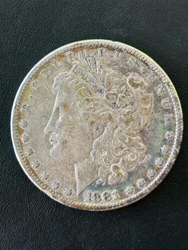 1881 Morgan Silver Dollar, 90% Silver, Circulated Condition, Philadelphia Mint