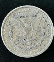 1881 Morgan Silver Dollar, 90% Silver, Circulated Condition, Philadelphia Mint - 3