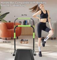Walking Treadmill W/ 8% Incline & Handle Bar, Comes W/ Extra Free Stand Handle Bar - 9