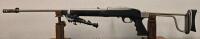 Ruger 10/22 Stainless .22 LR Rifle, Skeleton Stock, Bipod, Muzzle Brake, SN: 253-18022 - 4