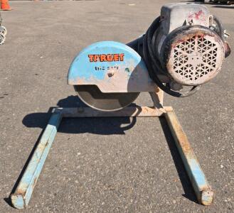 Target U Series 14" Masonry Block Saw, Baldor 2HP Motor, 115/230V, Heavy Duty Stand
