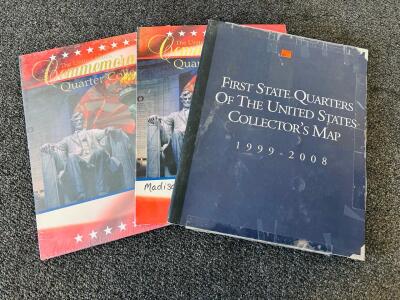 State Quarter Collector Albums (1999-2008) - Millennium Edition & Map, 33/50 Quarters, Serial NO-4730184
