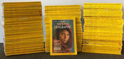 Large National Geographic Magazine Collection, 1970s&ndash;1980s, 90 Issues, Includes 1985 "Afghan Girl"