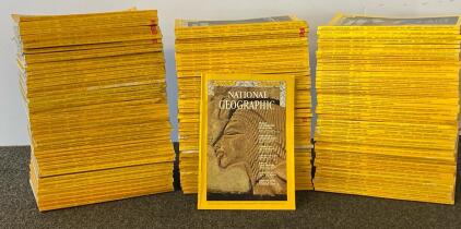 National Geographic Magazine Collection, Approx. 140 Issues, 1970s&ndash;1990s, Iconic Covers
