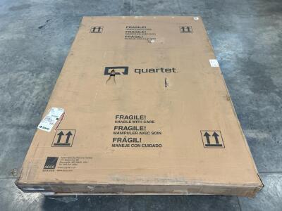 Quartet Easel, Magnetic, 6' x 4', Reversible, Whiteboard/Flipchart, Prestige 2 Mobile Presentation, Graphite Frame (ECM64P2)