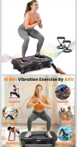 AXV Vibration Plate Fitness Platform Exercise Vibrating Machine