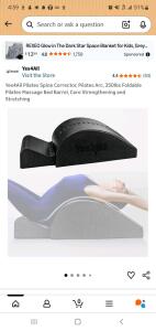 Yes4All Pilates Spine Corrector Arc, EPP Material, 350lb Capacity, 37.6"x18.9"x10.2", Anti-Slip Surface