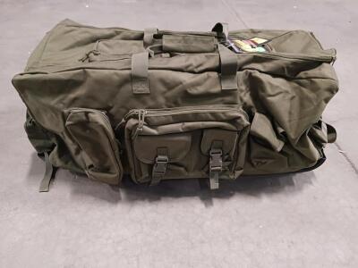 Voodoo Tactical Mojo on Wheels Olive Drab Bag, 1000D Cordura, 32"x20"x19", Skate Wheels
