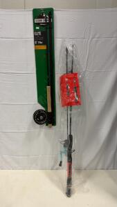 Shakespeare Cedar Canyon Elite 9' 7/8WT Fly Combo & Ugly Stik GX2 Spinning Combo Set
