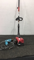 (1) Troybilt 2-Cycle Weedwacker (1) Makita 3/8” Electric Drill