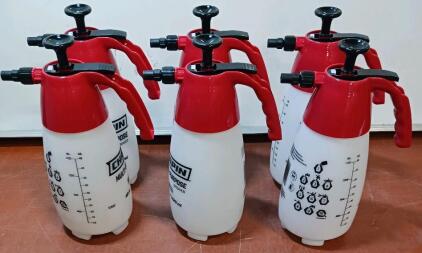 CHAPIN 1002 Multi-Purpose 48 oz. Handheld Pump Sprayers (Set of 6) Adjustable Nozzle