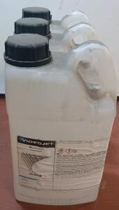 Videojet 16-89SR Flush/Wash Solvent, 3 x 5L Bottles, CIJ Printer Compatible, 191342312EG