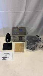 Master Mechanic 2 Amp 1/4 Sheet Sander, 14,000 OPM, Corded Electric, Dust Bag, SKU 211890
