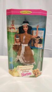 American Indian Barbie Doll 1995 Mattel Collector Edition #14715, American Stories Collection, NIB