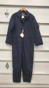 Gibson & Barnes Nomex Flight Suit 46R Navy, Flame Resistant, CWU 27/P Style, Zipper Front