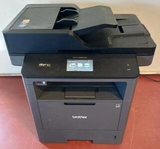 Brother Laser All-in-One Printer, Copy, Scan, Fax, WiFi, 42ppm, Dec 2020, SN: U64203MON566776