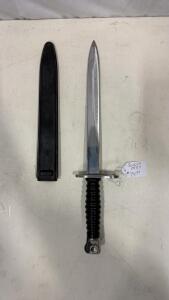 Swiss Model 1957 Bayonet, Waffenfabrik Neuhausen, STG 57 Compatible, Scabbard, Serial 183451