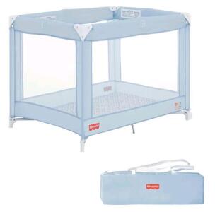 Fisher-Price Dream On Me Portable Playard, Moonmist, 40"x28"x27", Carry Bag, ASTM Certified