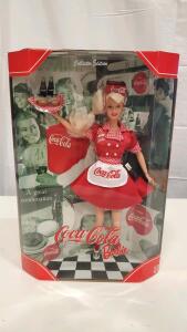 Mattel Coca-Cola Barbie Collector Edition 1996, First in Series, Diner Waitress, Boxed 19650